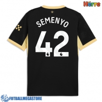 Fotballdrakt Herre Manchester City Antoine Semenyo #42 Bortedrakt 2026-27 Kortermet